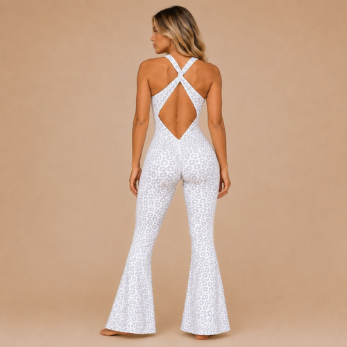 ANIMAL INSTINCTS FLARED JUMPSUIT