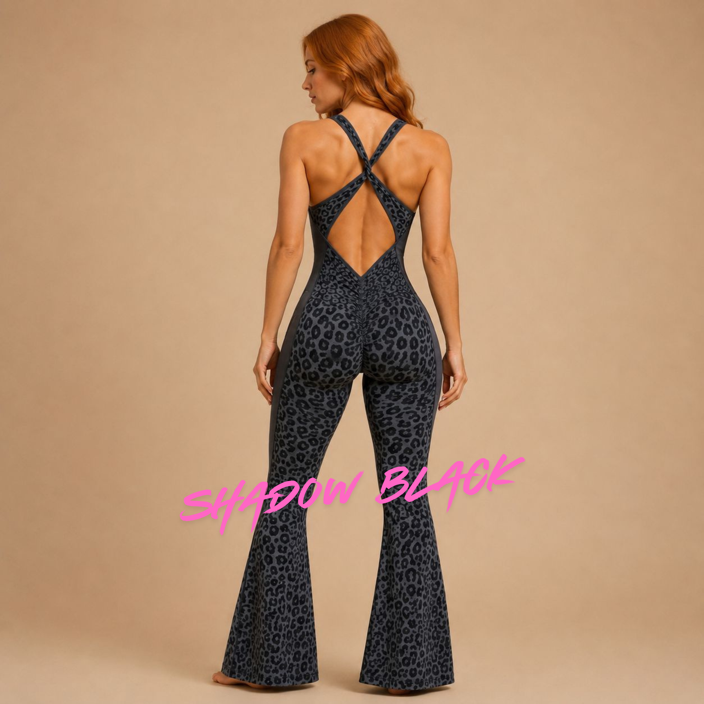ANIMAL INSTINCTS FLARED JUMPSUIT