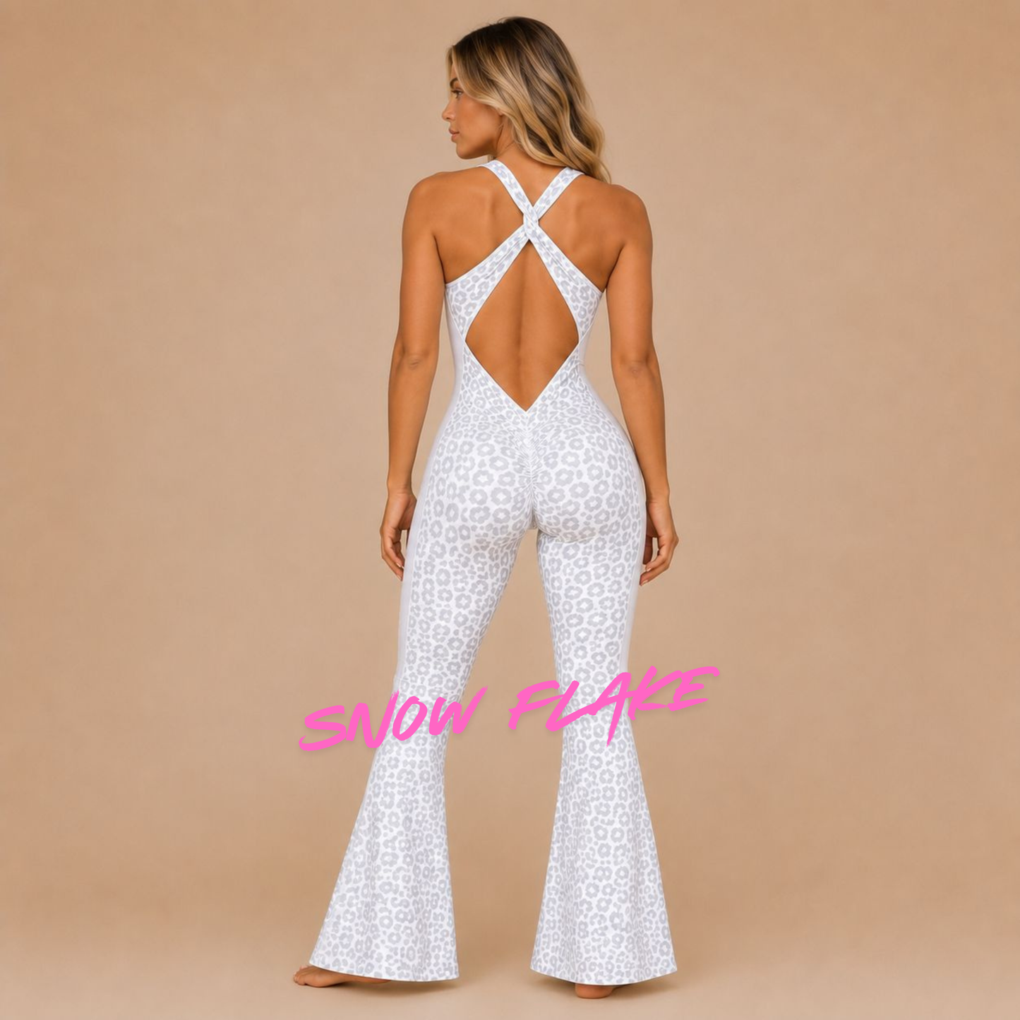 ANIMAL INSTINCTS FLARED JUMPSUIT