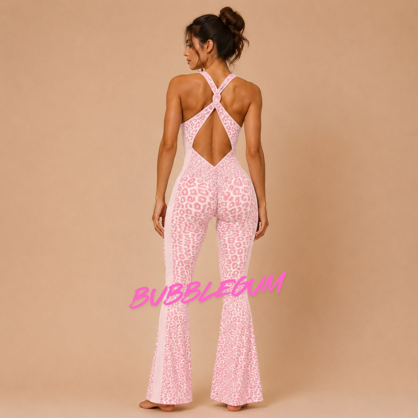 ANIMAL INSTINCTS FLARED JUMPSUIT